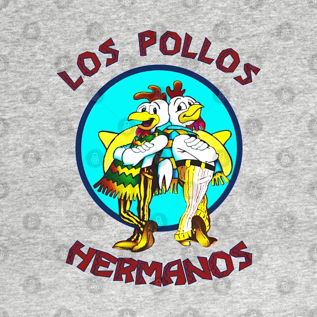 Los Pollos Hermanos Vintage Halftone by Mr.PopArts